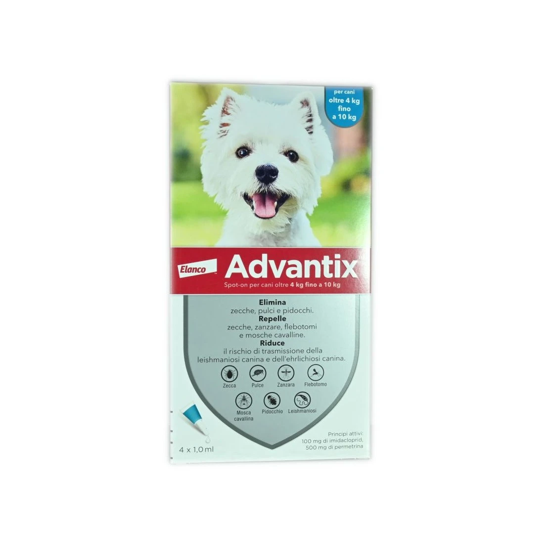 Advantix Spot-on Per Cani 4-10 Kg 4 Pipette 3 Advantix Spot-on Per Cani 4-10 Kg 4 Pipette
