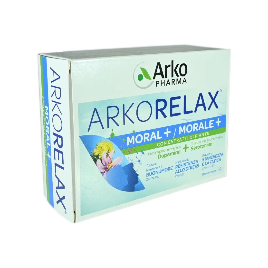 Arkorelax Moral+ Con Estratti Di Piante Confezione Da 60 Compresse 3 Arkorelax Moral+ Con Estratti Di Piante Confezione Da 60 Compresse
