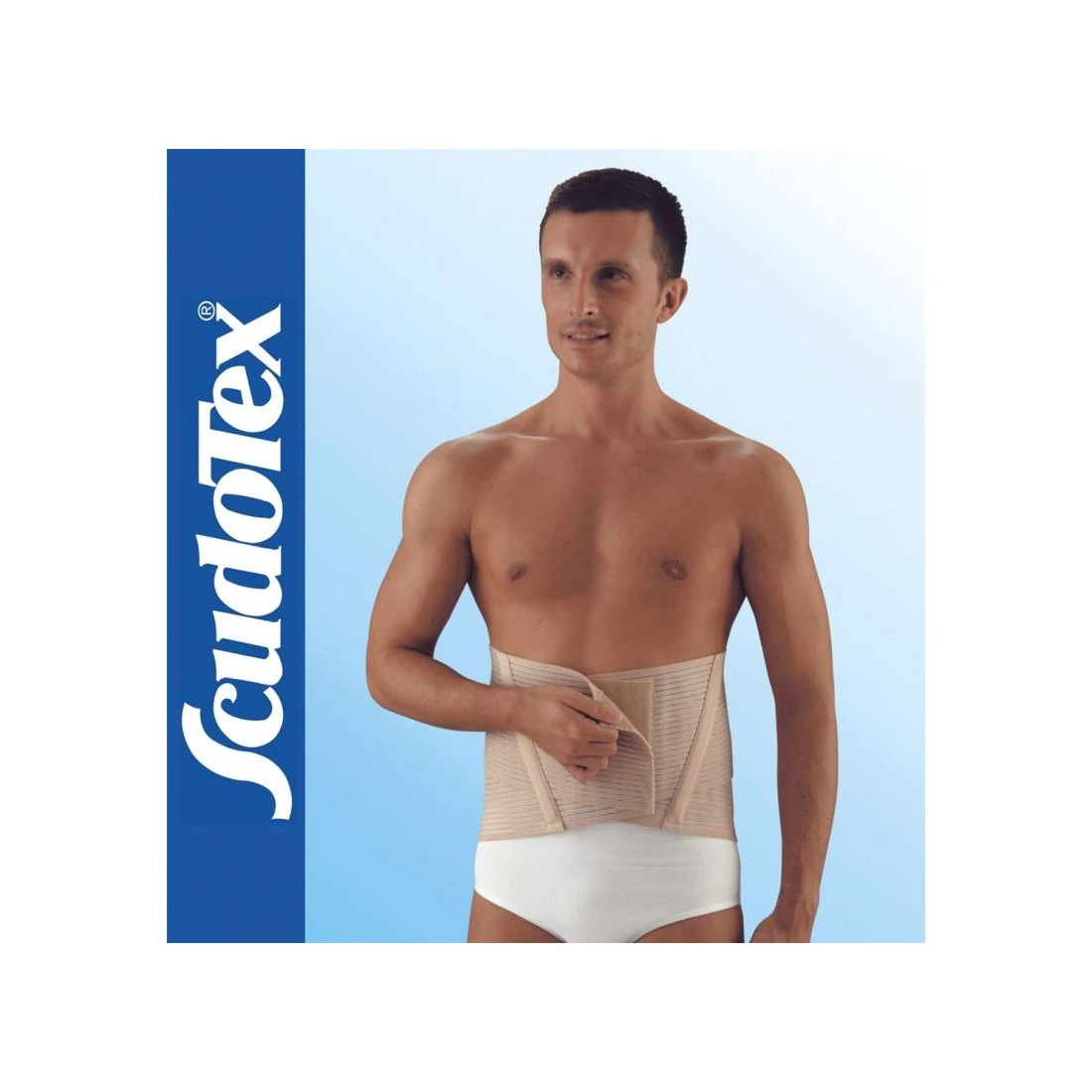 Corsetto Ortopedico Super Cross Cm 27 Naturale Taglia 3(M) ScudoTex 3 Corsetto Ortopedico Super Cross Cm 27 Naturale Taglia 3(M) ScudoTex