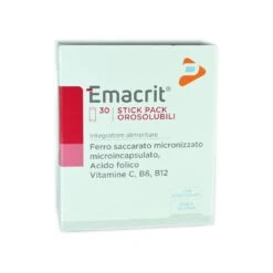 Emacrit 30 Stick Pack Orosolubili Integratore Alimentare Tonico