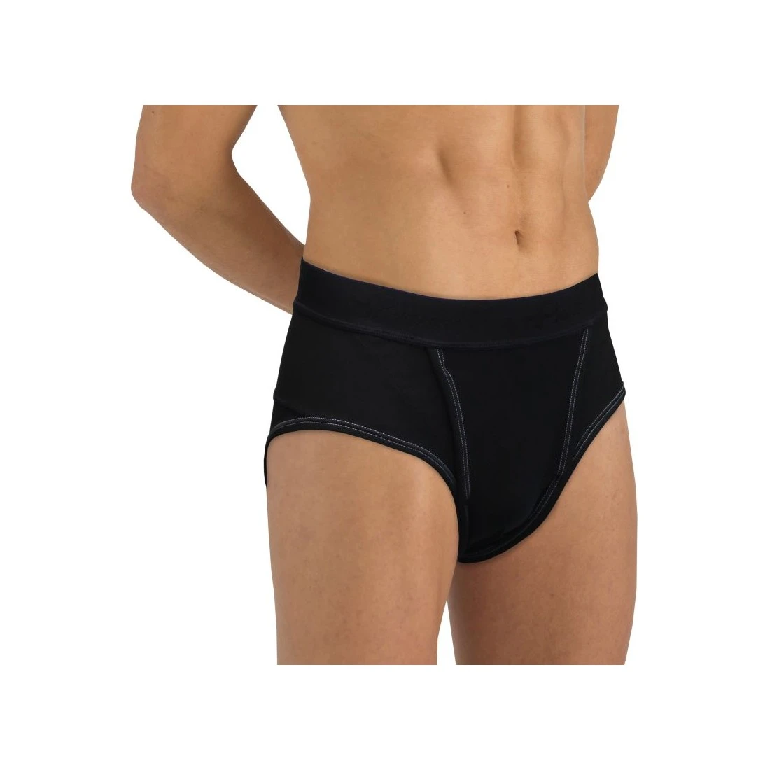 Erniaslip Slip Pre E Post Operatorio Taglia L Nero Pavis 4 Erniaslip Slip Pre E Post Operatorio Taglia L Nero Pavis - immagine 2