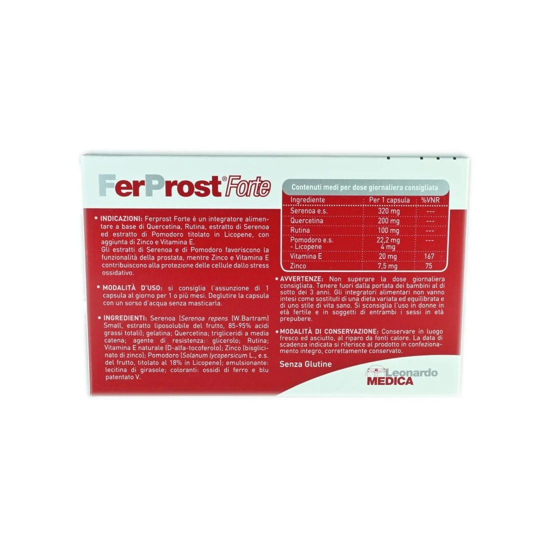 Ferprost Forte 15 Capsule A Base Di Serenoa Repens 4 Ferprost Forte 15 Capsule A Base Di Serenoa Repens - immagine 2