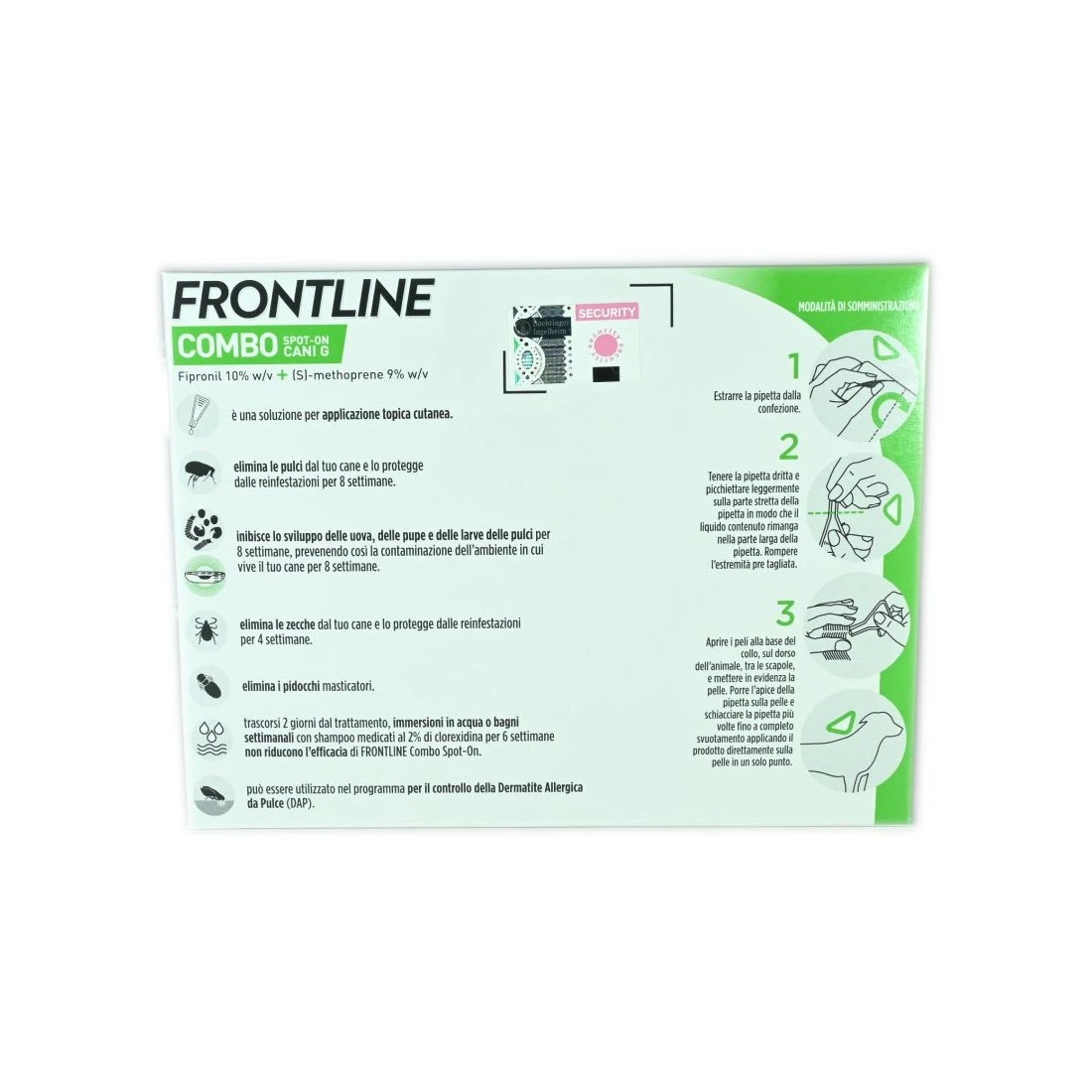 Frontline Combo Cani Da 20 A 40 Kg 3 Pipette Da 2,68 Ml 4 Frontline Combo Cani Da 20 A 40 Kg 3 Pipette Da 2,68 Ml - immagine 2