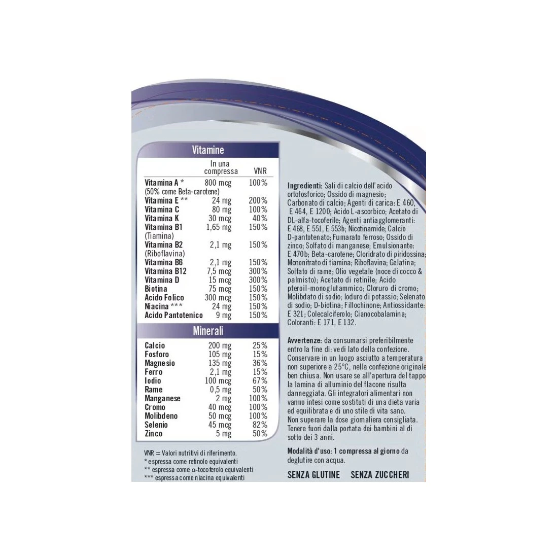 Multicentrum Uomo 50+ Multivitaminico 30 Compresse 4 Multicentrum Uomo 50+ Multivitaminico 30 Compresse - immagine 2