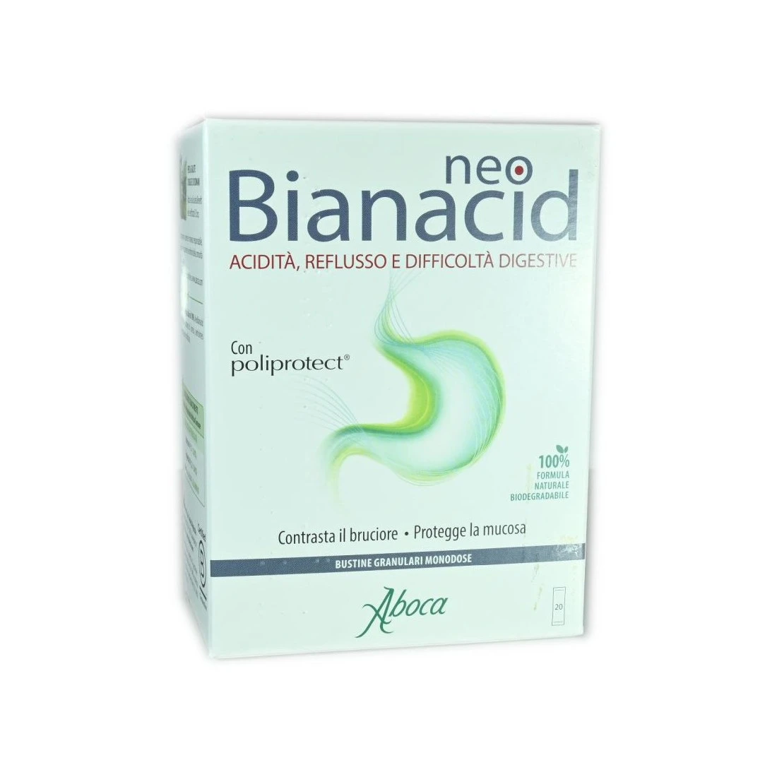 Aboca NeoBianacid 20 Bustine Contrasta Il Bruciore Protegge La Mucosa 3 Aboca NeoBianacid 20 Bustine Contrasta Il Bruciore Protegge La Mucosa