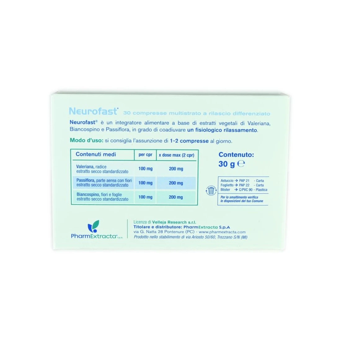 Neurofast 30 Compresse Relax E Benessere 4 Neurofast 30 Compresse Relax E Benessere - immagine 2