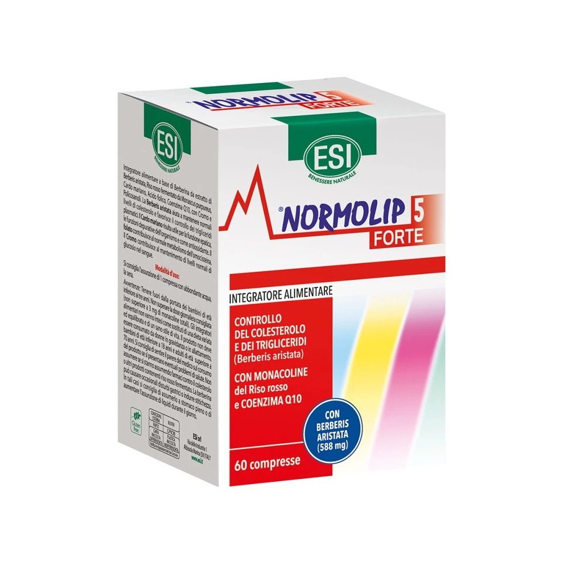 Normolip 5 Forte Integratore Alimentare 60 Compresse ESI 3 Normolip 5 Forte Integratore Alimentare 60 Compresse ESI