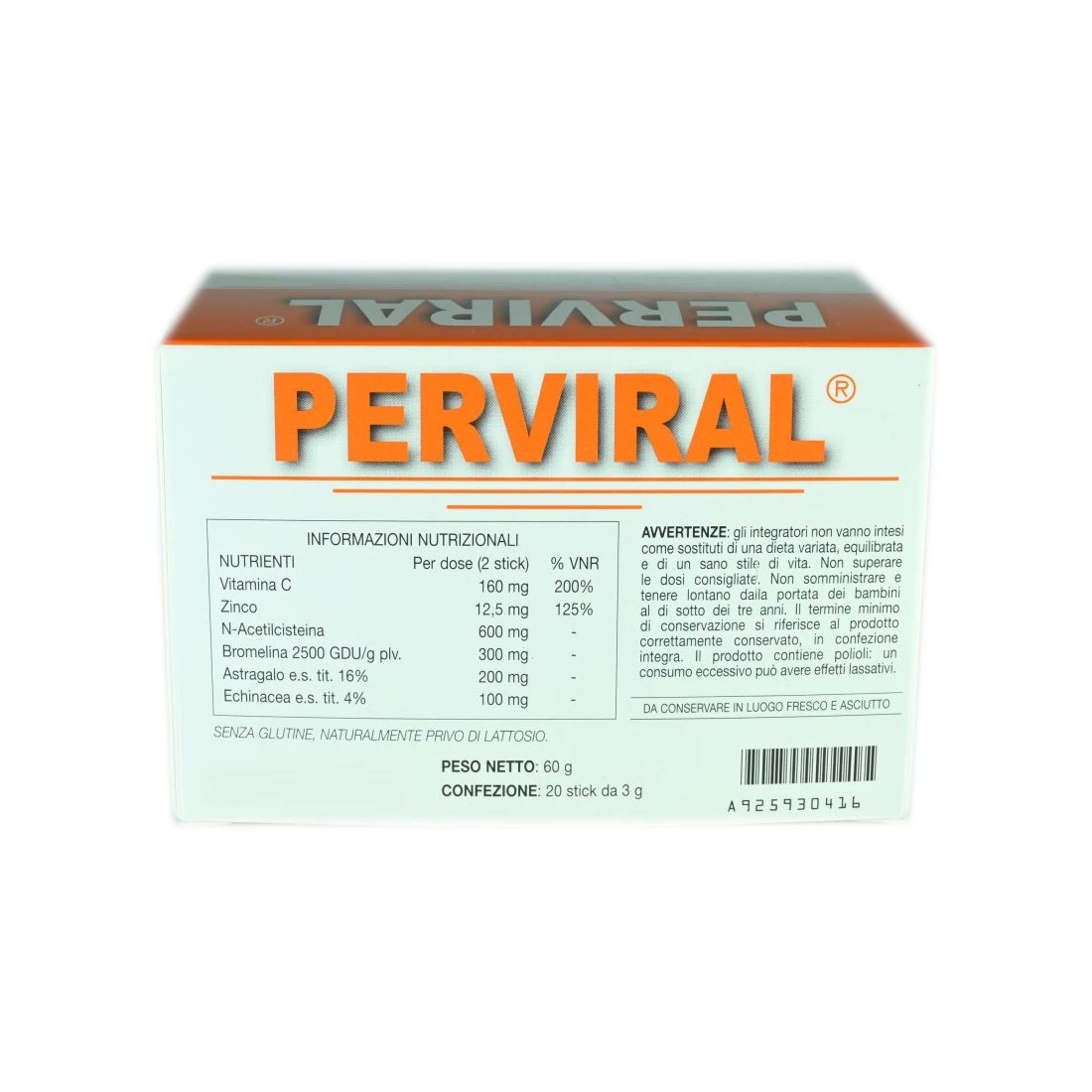 Perviral 20 Stick Tonico Adattogeno Per Le Difese Dell'Organismo 4 Perviral 20 Stick Tonico Adattogeno Per Le Difese Dell'Organismo - immagine 2