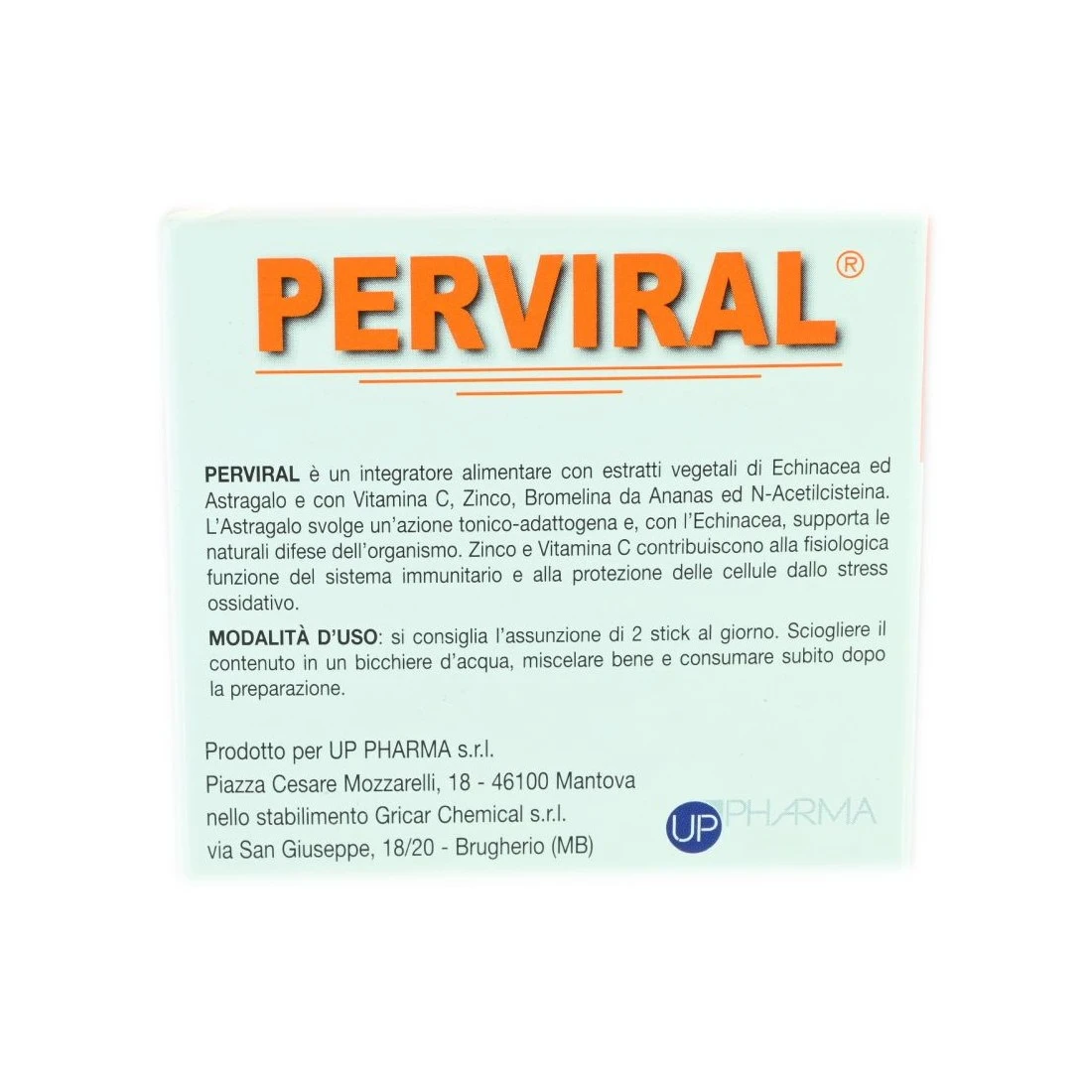 Perviral 20 Stick Tonico Adattogeno Per Le Difese Dell'Organismo 6 Perviral 20 Stick Tonico Adattogeno Per Le Difese Dell'Organismo - immagine 4