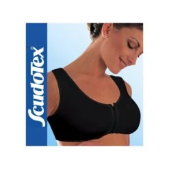 Reggiseno Post Operatorio Estendibile Senza Cuciture Nero Taglia 6(XXL)