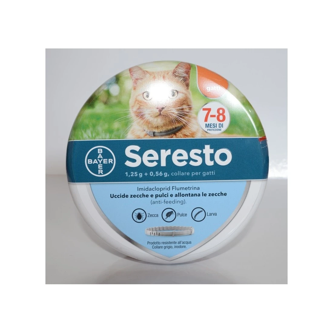 Bayer Seresto 1,25 G + 0,56 G, Collare Per Gatti 4 Bayer Seresto 1,25 G + 0,56 G, Collare Per Gatti - immagine 2