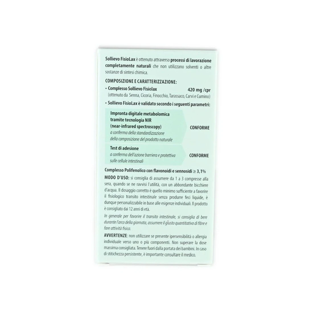 Aboca Sollievo FisioLax 90 Compresse Trattamento Della Stitichezza 5 Aboca Sollievo FisioLax 90 Compresse Trattamento Della Stitichezza - immagine 3