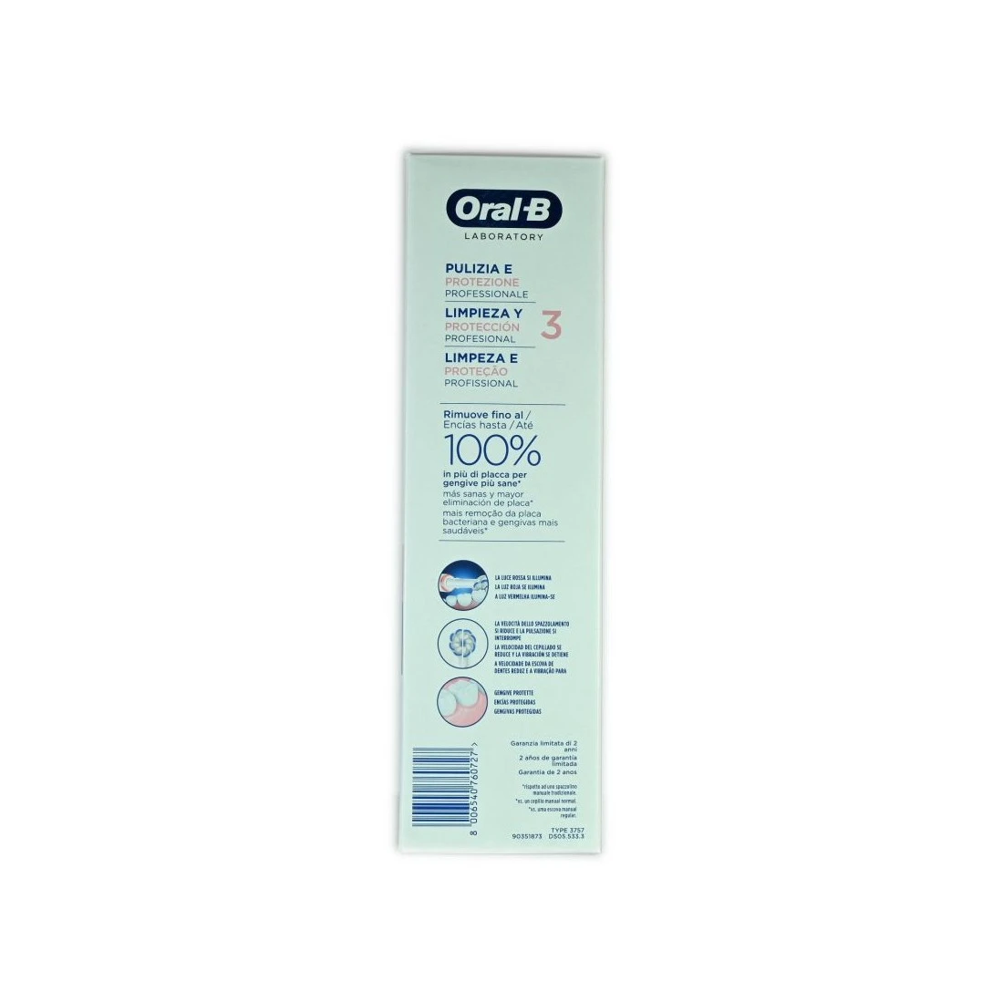 Spazzolino Elettrico Ricaricabile Oral-B Pro 3 Laboratory 5 Spazzolino Elettrico Ricaricabile Oral-B Pro 3 Laboratory - immagine 3