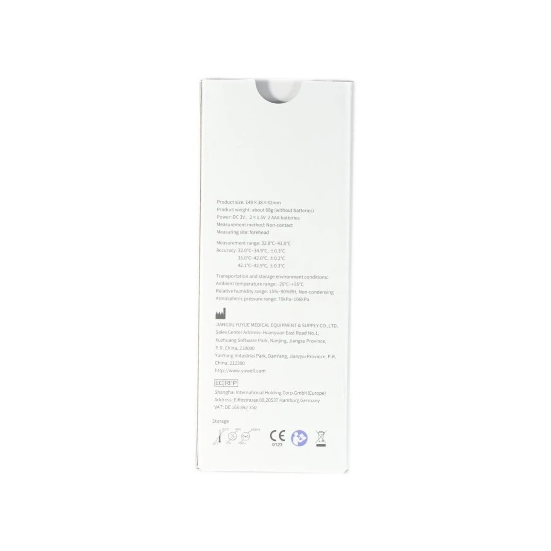 Termometro Infrarossi YT-1 Yuwell 6 Termometro Infrarossi YT-1 Yuwell - immagine 4