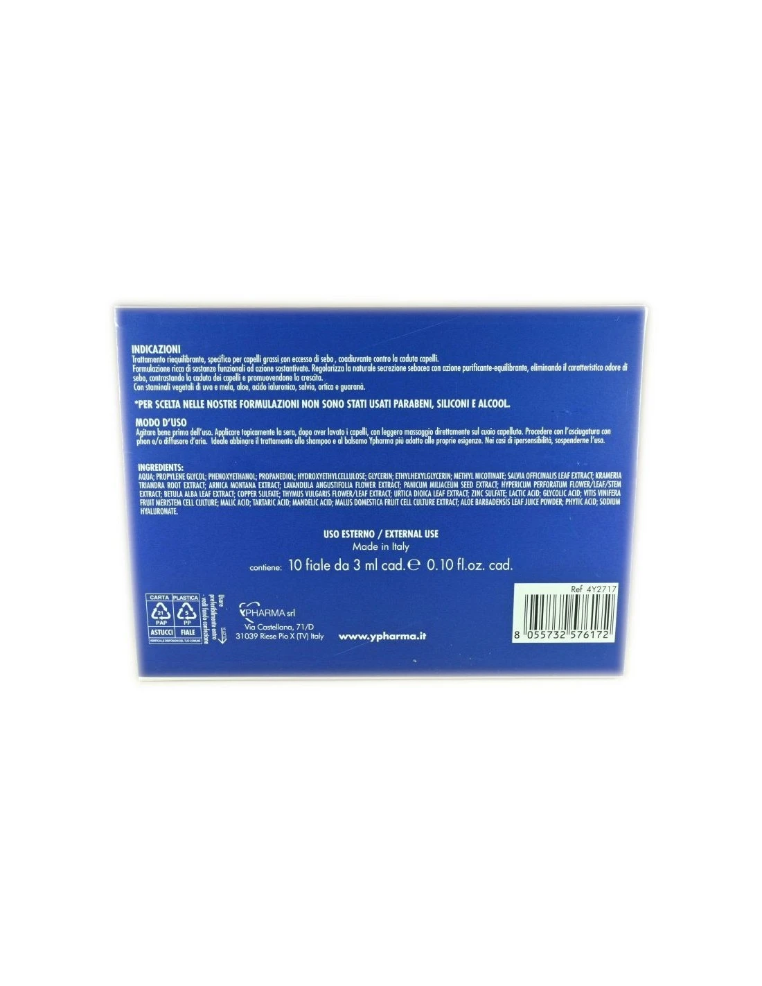 Trattamento Caduta - Sebo Per La Caduta Dei Capelli 10 Fiale 4 Trattamento Caduta - Sebo Per La Caduta Dei Capelli 10 Fiale - immagine 2