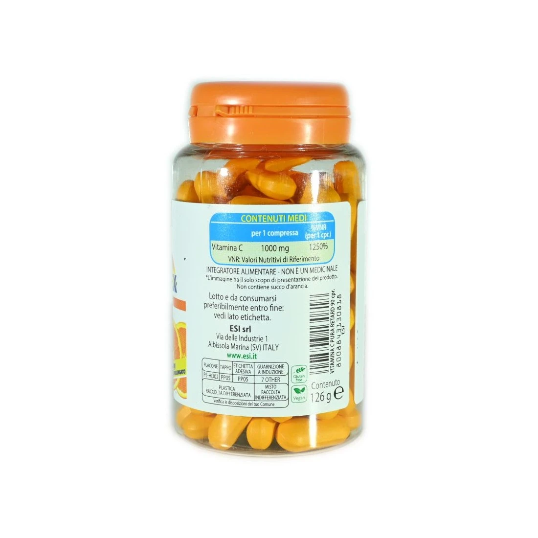 Esi Vitamina C Pura Retard 90 Compresse A Rilascio Prolungato 5 Esi Vitamina C Pura Retard 90 Compresse A Rilascio Prolungato - immagine 3