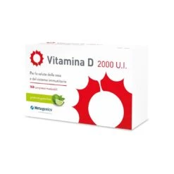 Metagenics Vitamina D 2000 U.I. 168 Compresse Masticabili Con Edulcoranti